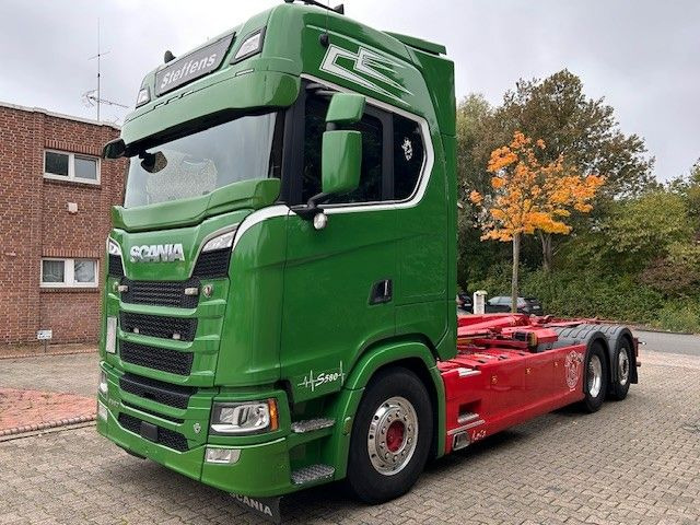 Scania S580 V8 MEILLER Abroller mit Lift+Lenkachse 6x2 - Camión multibasculante: foto 1 Scania S580 V8 MEILLER Abroller mit Lift+Lenkachse 6x2 - Camión multibasculante: foto 1