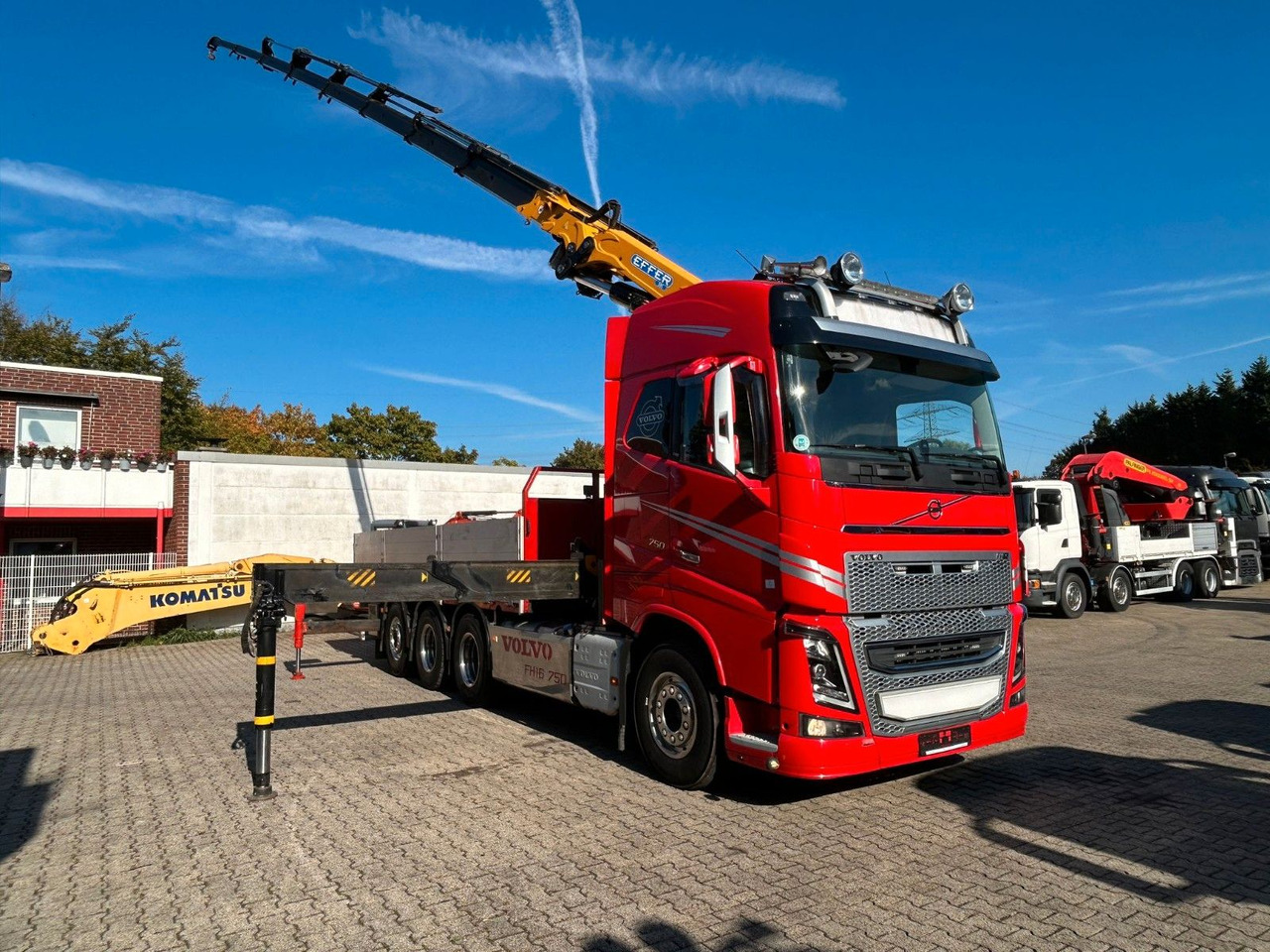 Volvo Autokran FH16 750 Pritsche EFFER 395/8S Lenk - Camión grúa: foto 5 Volvo Autokran FH16 750 Pritsche EFFER 395/8S Lenk - Camión grúa: foto 5