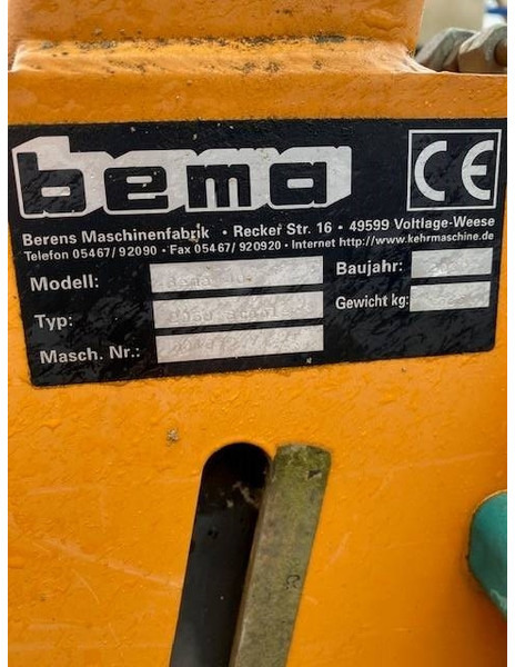 Bema 40 Classic 2050 Kehrbesen 2.200 EUR - Implemento para Maquinaria de construcción: foto 5 Bema 40 Classic 2050 Kehrbesen 2.200 EUR - Implemento para Maquinaria de construcción: foto 5