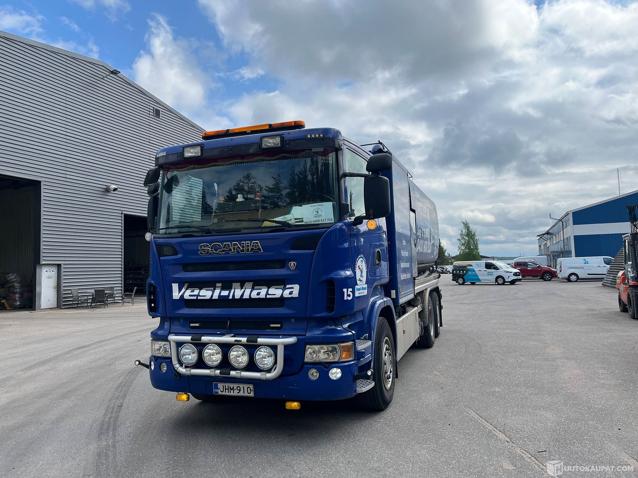 Scania R420 6X2, imu-paine kuorma-auto, 2008, Porvoo - Camión: foto 2 Scania R420 6X2, imu-paine kuorma-auto, 2008, Porvoo - Camión: foto 2