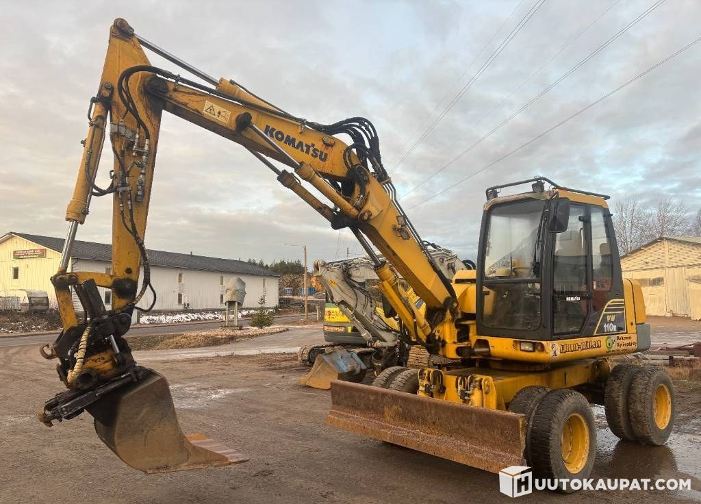 Komatsu PW110, 2007, 11,800 h wheeled excavator, Lieto - Excavadora de ruedas: foto 1 Komatsu PW110, 2007, 11,800 h wheeled excavator, Lieto - Excavadora de ruedas: foto 1