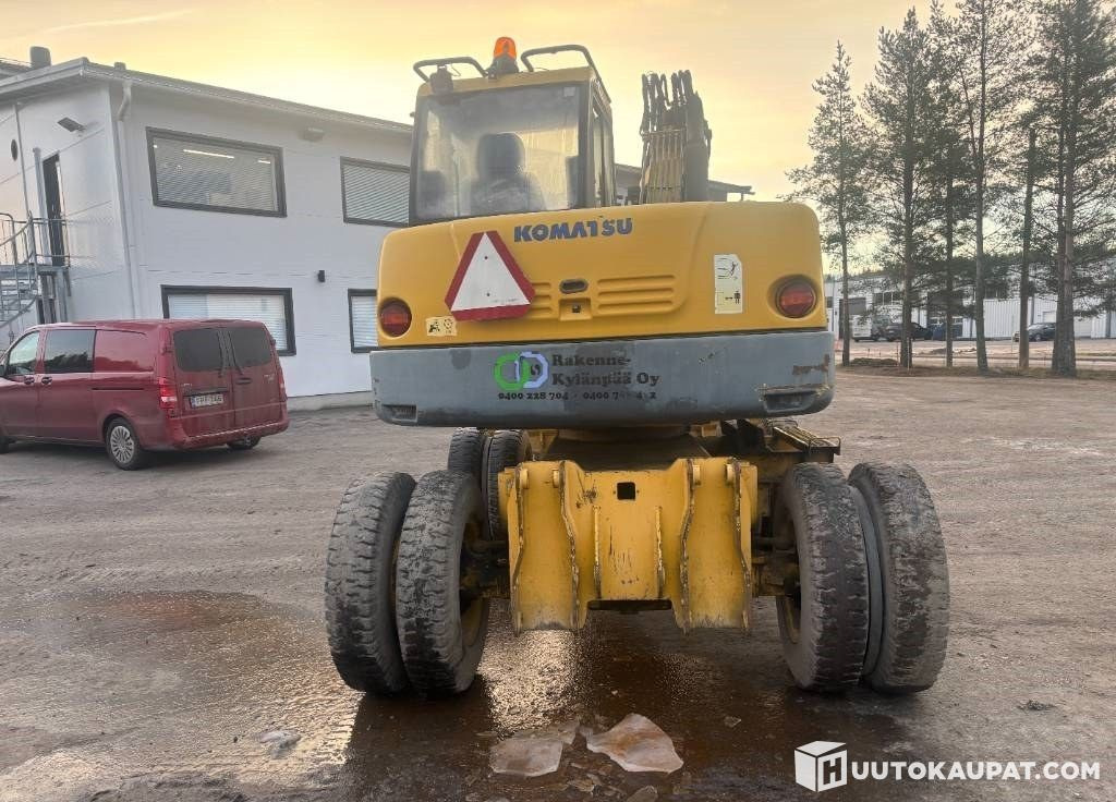 Komatsu PW110, 2007, 11,800 h wheeled excavator, Lieto - Excavadora de ruedas: foto 4 Komatsu PW110, 2007, 11,800 h wheeled excavator, Lieto - Excavadora de ruedas: foto 4