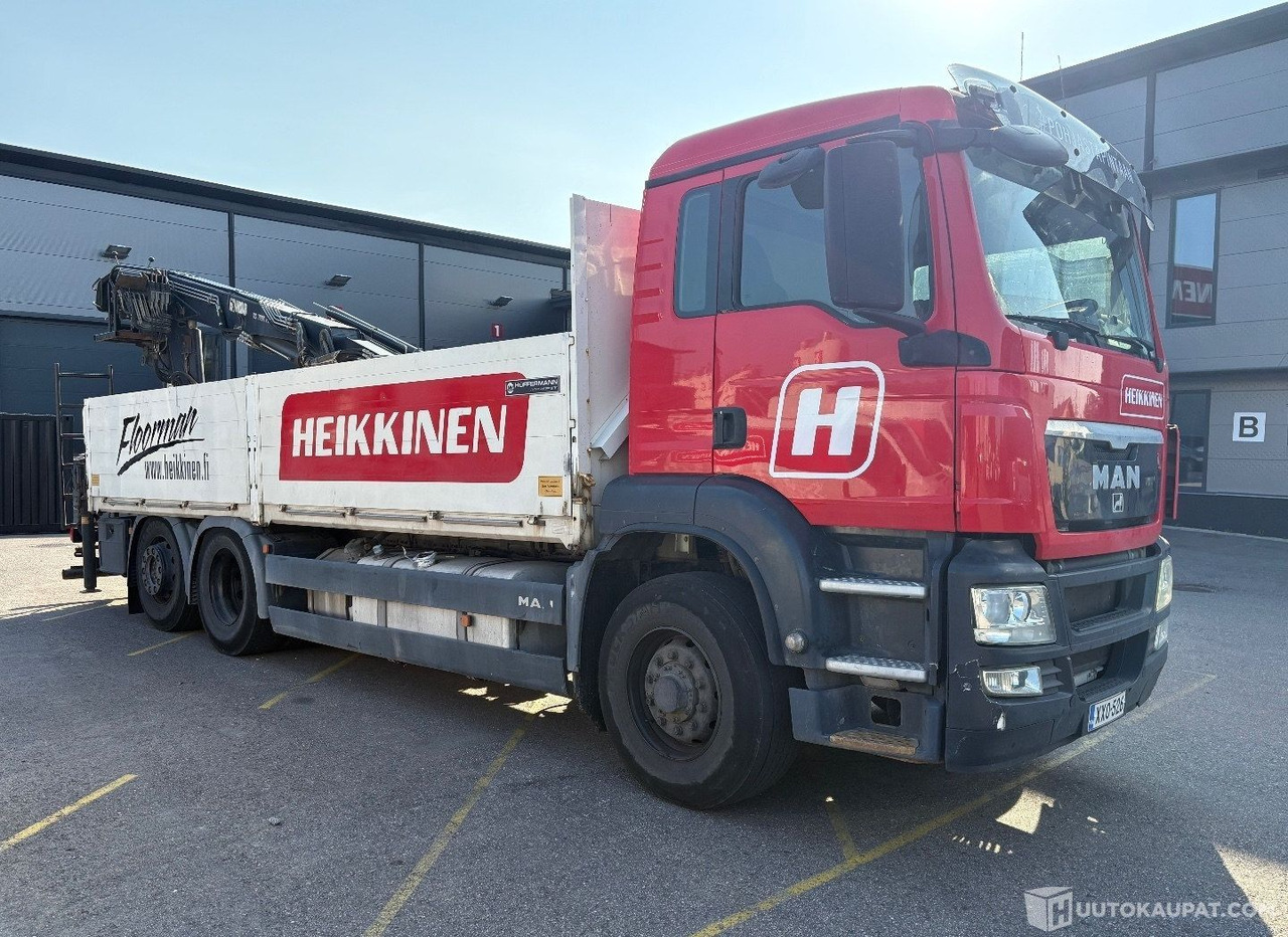 MAN TGS 26.440, 6x2, avolavakuorma-auto 6500mm HIAB 166 Pro nosturilla, 2012, Vantaa - Camión caja abierta, Camión grúa: foto 3 MAN TGS 26.440, 6x2, avolavakuorma-auto 6500mm HIAB 166 Pro nosturilla, 2012, Vantaa - Camión caja abierta, Camión grúa: foto 3