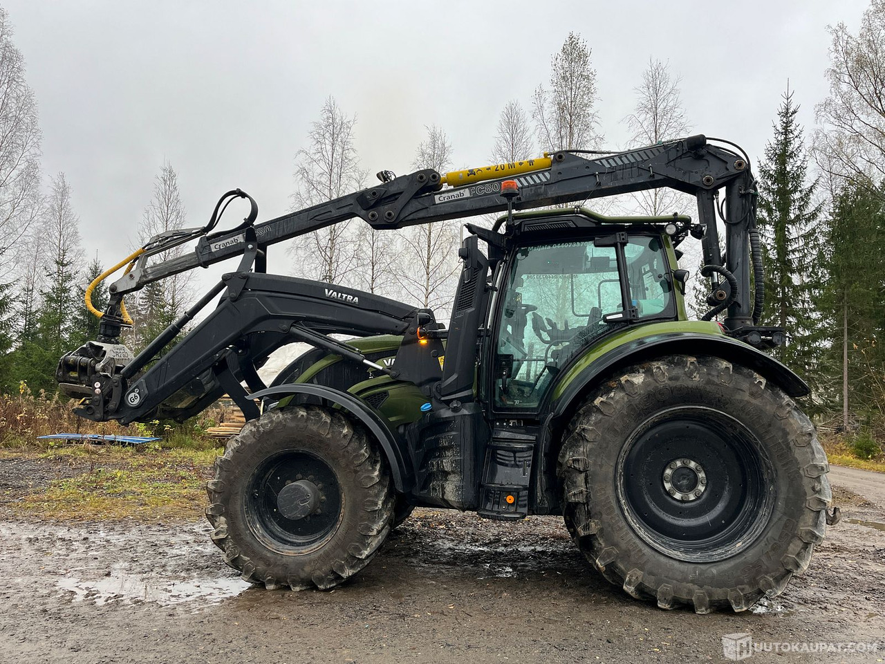 Valtra T 195 Versu ja Cranab vm.2021, Virrat - Tractor: foto 3 Valtra T 195 Versu ja Cranab vm.2021, Virrat - Tractor: foto 3