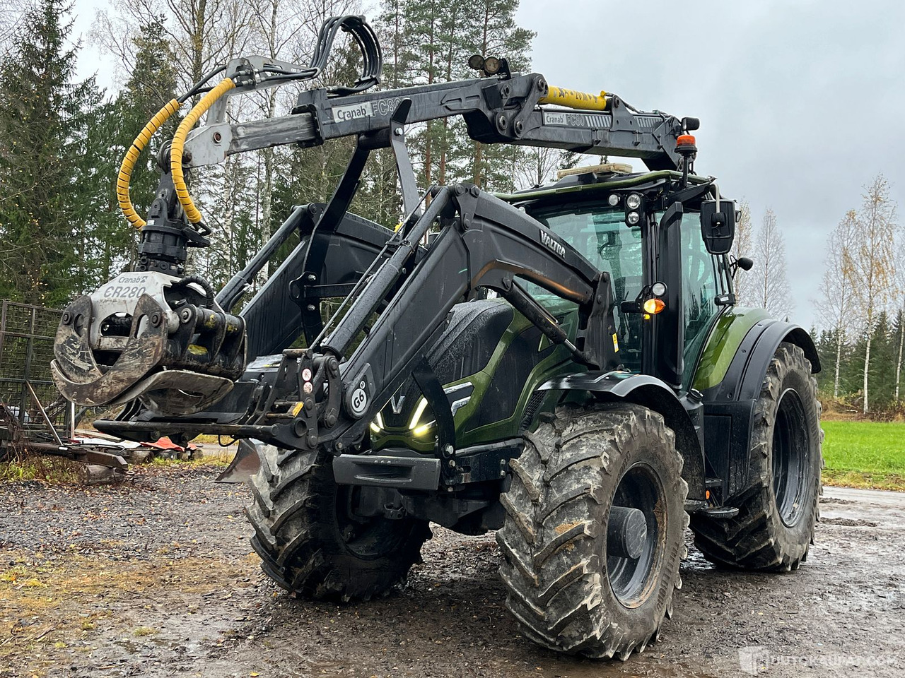 Valtra T 195 Versu ja Cranab vm.2021, Virrat - Tractor: foto 1 Valtra T 195 Versu ja Cranab vm.2021, Virrat - Tractor: foto 1