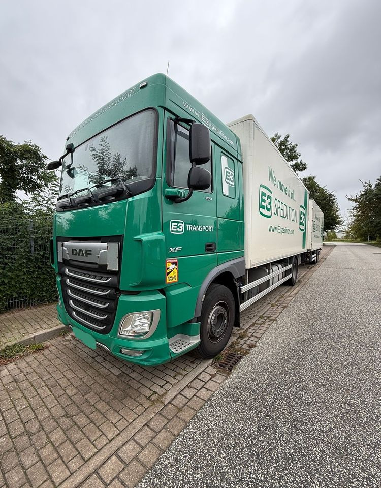 DAF XF ZESTAW TANDEM 2021 ORYGINALNY PRZEBIEG z Niemiec / PRZEJAZDOWY Z WINDĄ / - Camión caja cerrada: foto 5 DAF XF ZESTAW TANDEM 2021 ORYGINALNY PRZEBIEG z Niemiec / PRZEJAZDOWY Z WINDĄ / - Camión caja cerrada: foto 5