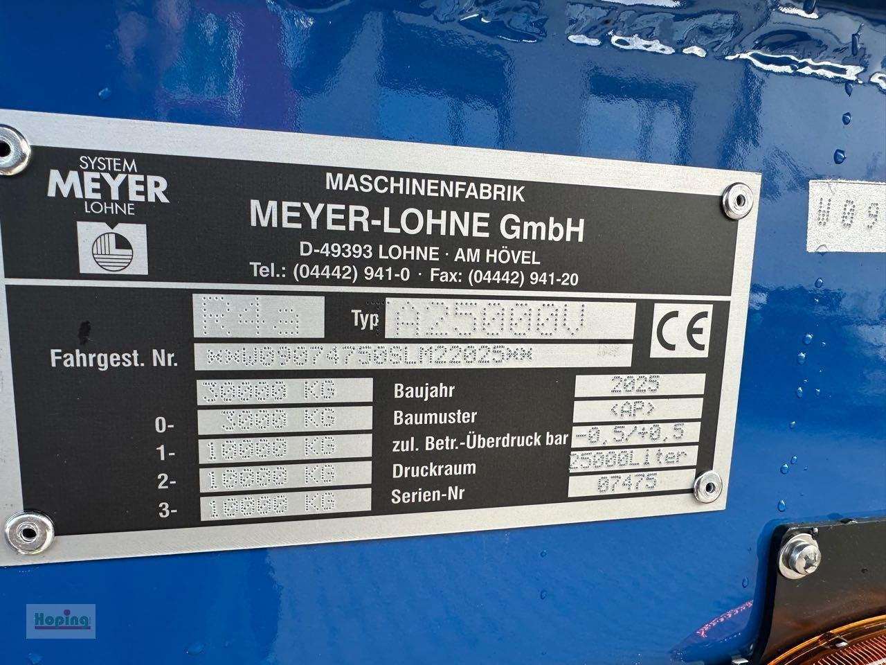 Cuba de purín nuevo Meyer-Lohne Cargo 25.000 Liter: foto 7