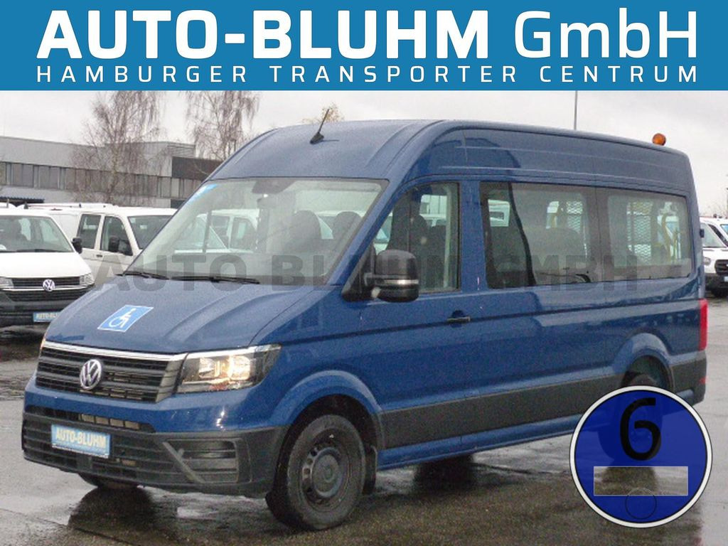 Minibús, Furgoneta de pasajeros Volkswagen Crafter 35 TDI Rollstuhlbus L3H3 Lift AC Stdhzg: foto 1