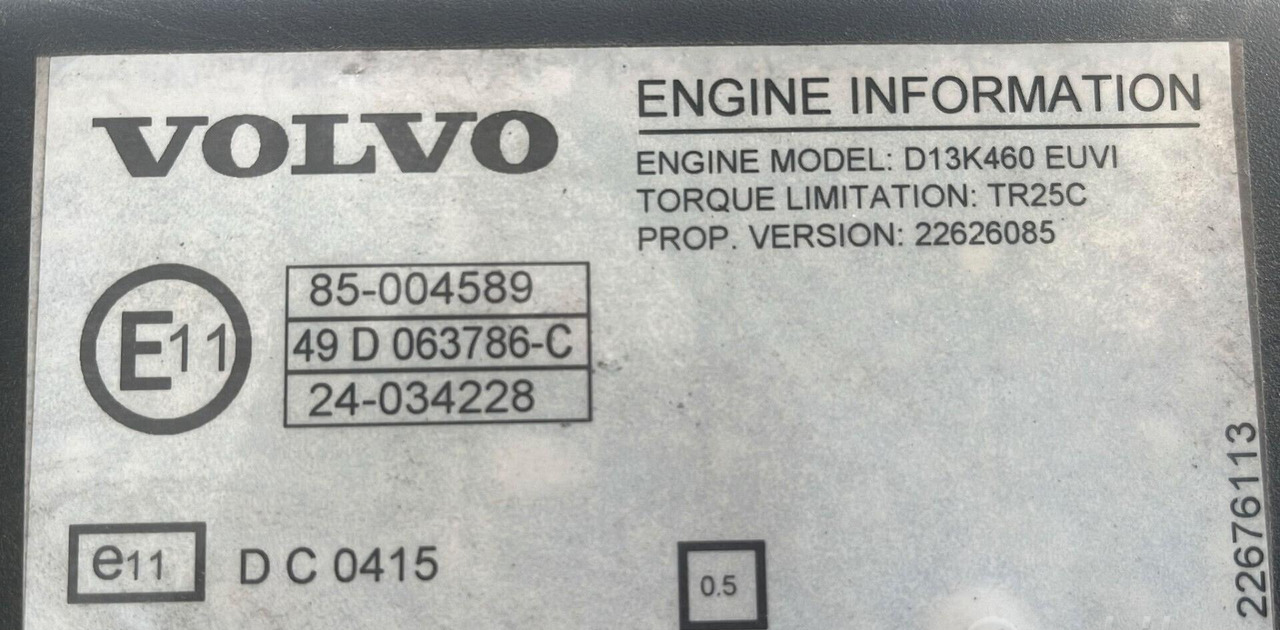 Motore Volvo FH 460 D13K 2019 - Motor para Camión: foto 3 Motore Volvo FH 460 D13K 2019 - Motor para Camión: foto 3