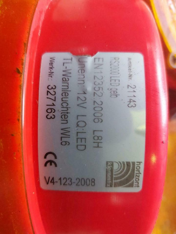 Horizont LED RS 2000 led Vorwarner Leuchte Absperrtafel Nissen - Luz/ Iluminación para Remolque: foto 2 Horizont LED RS 2000 led Vorwarner Leuchte Absperrtafel Nissen - Luz/ Iluminación para Remolque: foto 2