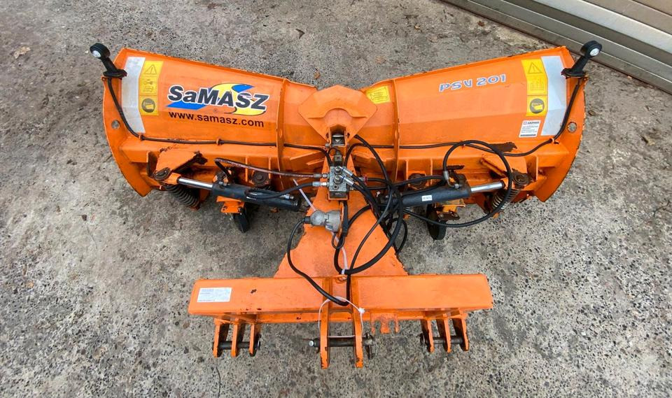 SaMASZ PSV 201 G V-Pflug Keilpflug Variopflug Schneeschieber Schneeschild Winterdienst Räumschild Schneepflug passend für Traktor Fronthydraulik - Cuchilla quitanieves: foto 5 SaMASZ PSV 201 G V-Pflug Keilpflug Variopflug Schneeschieber Schneeschild Winterdienst Räumschild Schneepflug passend für Traktor Fronthydraulik - Cuchilla quitanieves: foto 5
