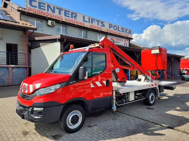 Iveco Daily 35S12 podnośnik koszowy 16 m GSR E169TR bucket truck boom lift - Camión con plataforma elevadora: foto 1 Iveco Daily 35S12 podnośnik koszowy 16 m GSR E169TR bucket truck boom lift - Camión con plataforma elevadora: foto 1