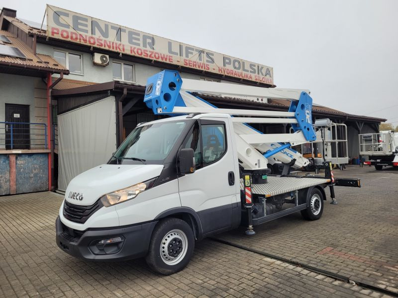 Iveco Daily 35S14 nowy podnośnik koszowy 20 m Socage ForSte 20D SPEED bucket truck boom lift - Camión con plataforma elevadora: foto 1 Iveco Daily 35S14 nowy podnośnik koszowy 20 m Socage ForSte 20D SPEED bucket truck boom lift - Camión con plataforma elevadora: foto 1