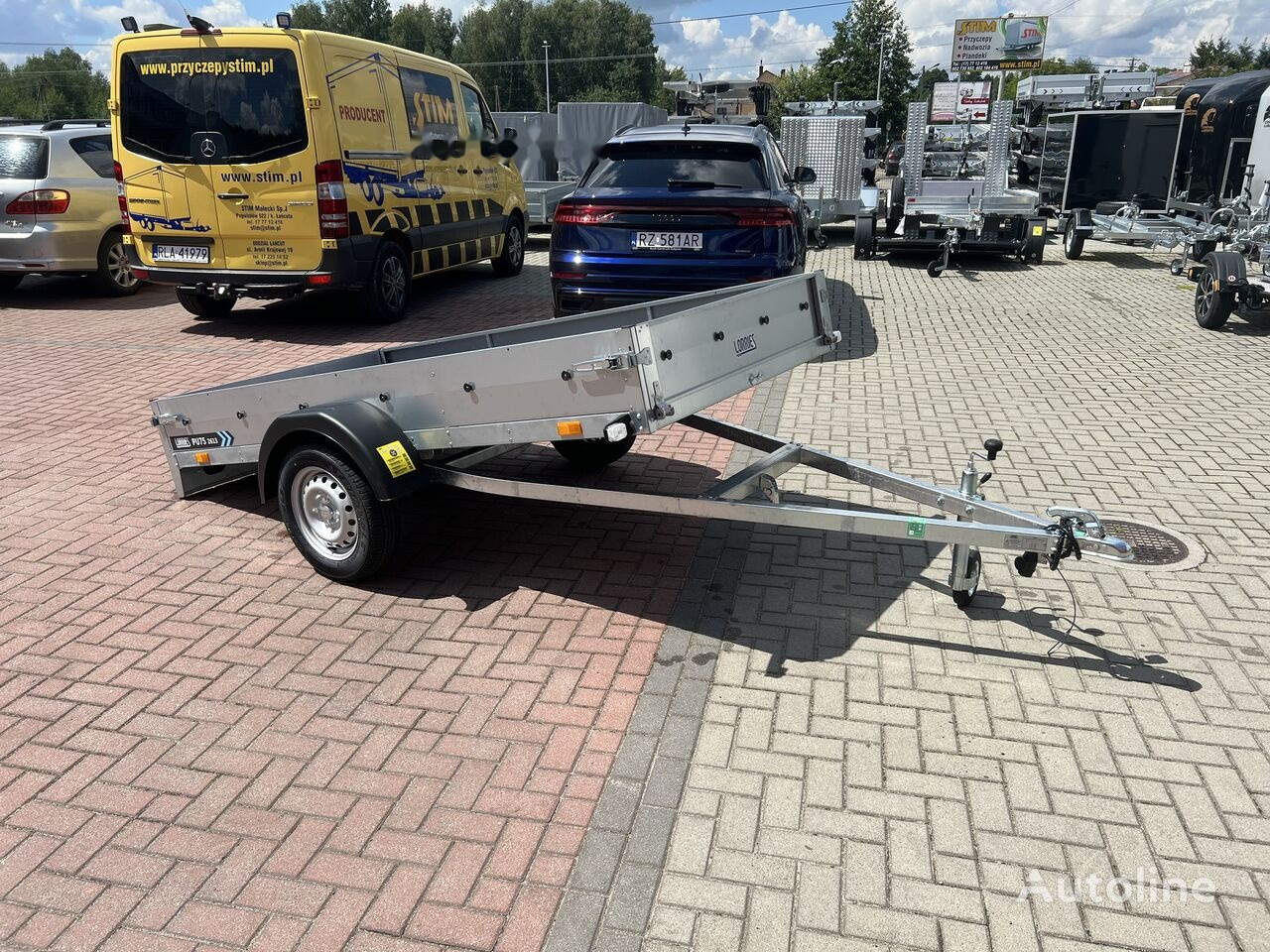 Remolque de coche nuevo Lorries PU75-2613 + UCHYLNA: foto 6