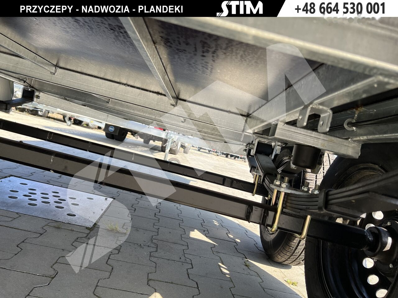 Remolque de coche nuevo Stim S12-075/4015R + przednia burta otwierana + wzmocniona rama: foto 9
