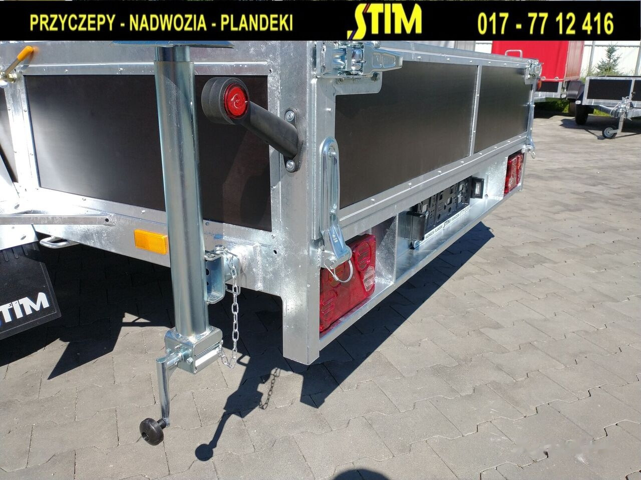 Stim S22, przyczepa do przewozu sprzętu budowlanego - Remolque porta maquinaria: foto 4 Stim S22, przyczepa do przewozu sprzętu budowlanego - Remolque porta maquinaria: foto 4