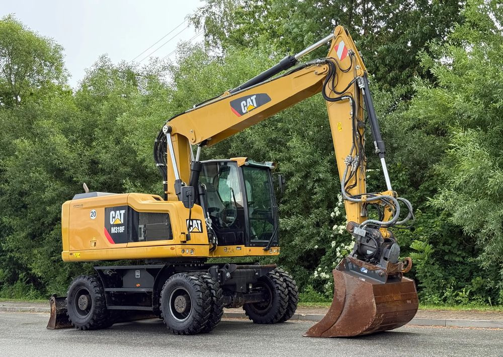 Caterpillar CAT 318 F * Powertilt * Sprowadzony* 9700 MTG * Caterpillar * Stan Perfekcyjny - Excavadora de ruedas: foto 2 Caterpillar CAT 318 F * Powertilt * Sprowadzony* 9700 MTG * Caterpillar * Stan Perfekcyjny - Excavadora de ruedas: foto 2