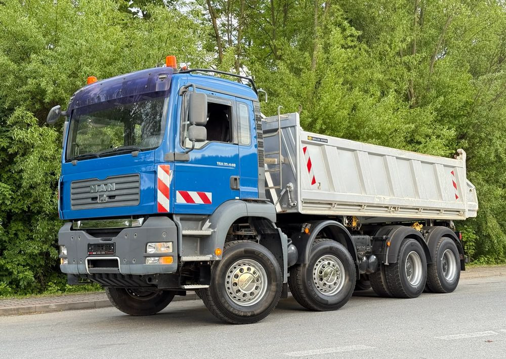 MAN * Kiper Meiller * Wywrotka * 35-440 * MAN TGA 8X4 * Stan Perfekcyjny * - Camión volquete: foto 3 MAN * Kiper Meiller * Wywrotka * 35-440 * MAN TGA 8X4 * Stan Perfekcyjny * - Camión volquete: foto 3