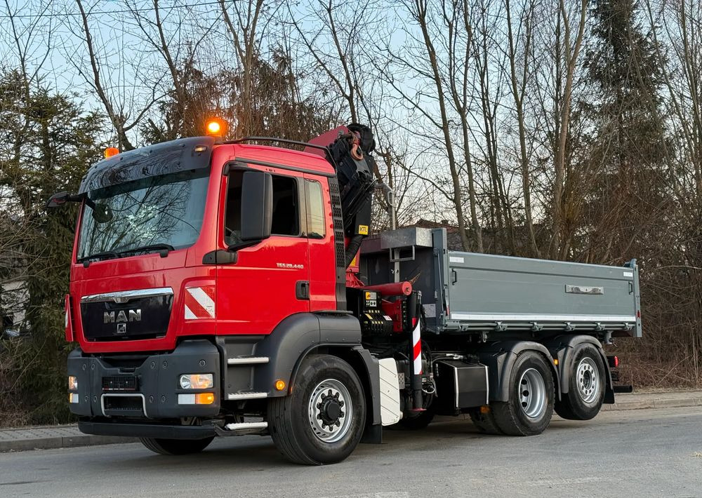 MAN * MAN TGS 28-440 * KIPER WYWROTKA * 4x4 Hydrodrive * HDS Palfinger PK 23000* Sprowadzony* Bardzo Dobry Stan * - Camión volquete: foto 2 MAN * MAN TGS 28-440 * KIPER WYWROTKA * 4x4 Hydrodrive * HDS Palfinger PK 23000* Sprowadzony* Bardzo Dobry Stan * - Camión volquete: foto 2