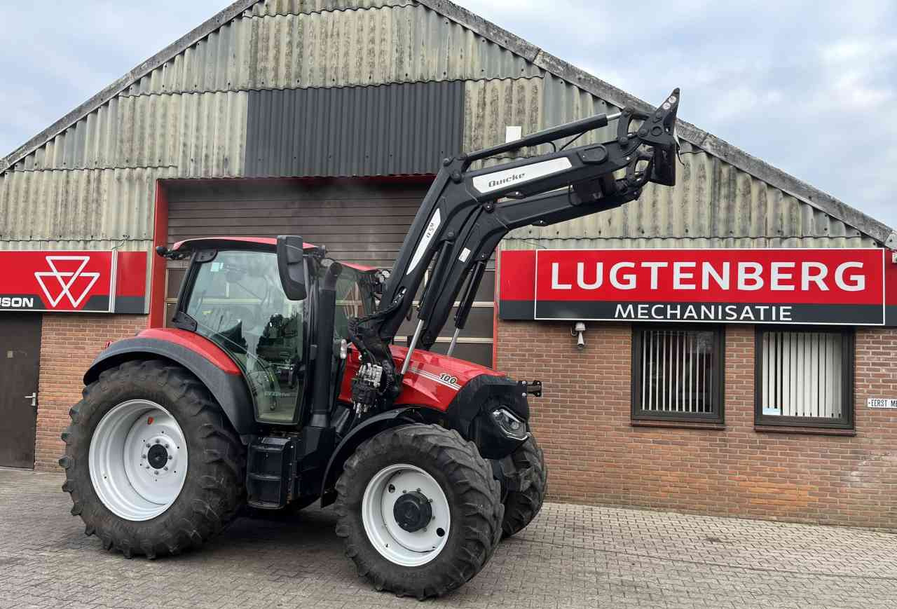 Case Vestrum 100, Quicke voorlader, tractoren - Tractor: foto 1 Case Vestrum 100, Quicke voorlader, tractoren - Tractor: foto 1