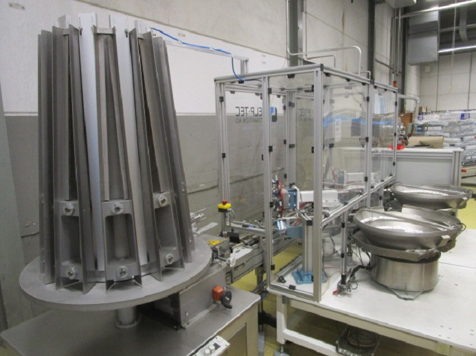 Máquina de embalaje DECKEL ETIKETTIER ANLAGE SCHLEUTER GU 2 DO MIT 2xLÖFFELEINLEGESTATIONEN: foto 6