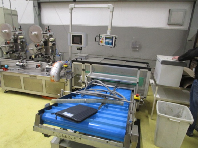 Máquina de embalaje DECKEL ETIKETTIER ANLAGE SCHLEUTER GU 2 DO MIT 2xLÖFFELEINLEGESTATIONEN: foto 9