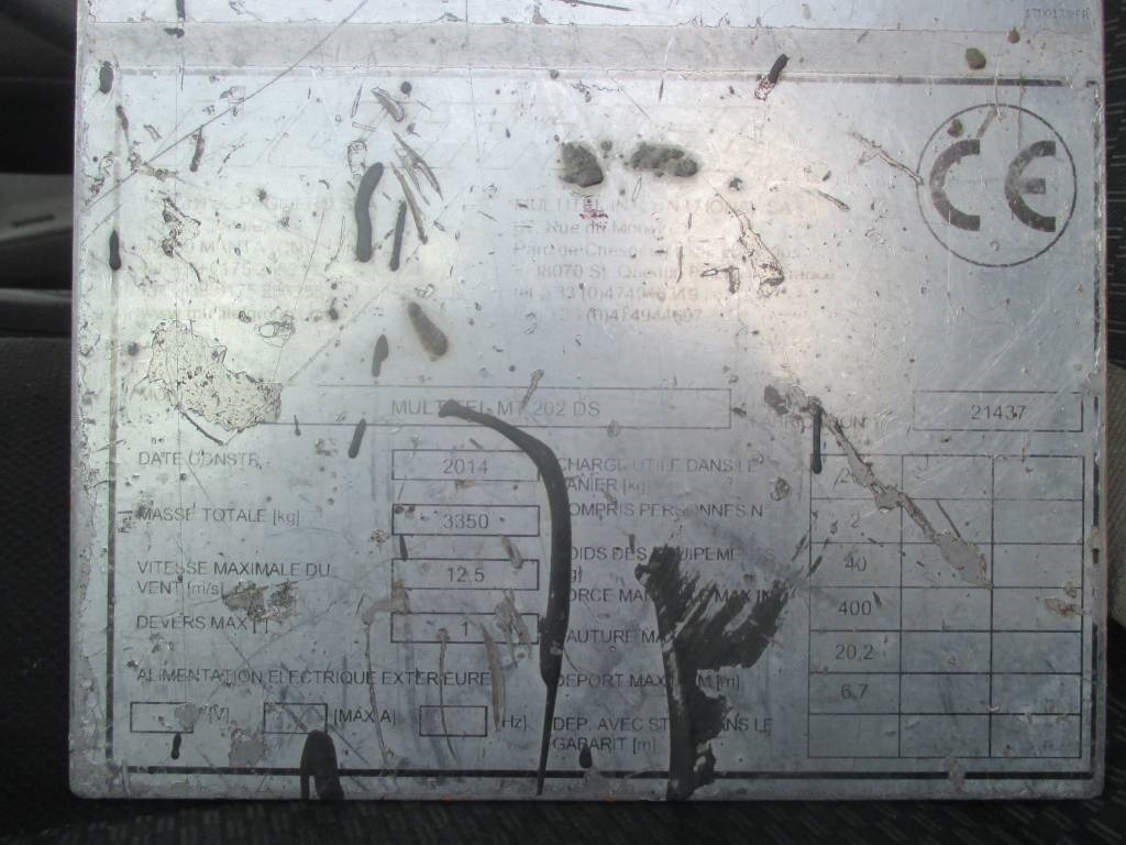 Camión con plataforma elevadora Multitel MT 202 DS: foto 16 Camión con plataforma elevadora Multitel MT 202 DS: foto 16