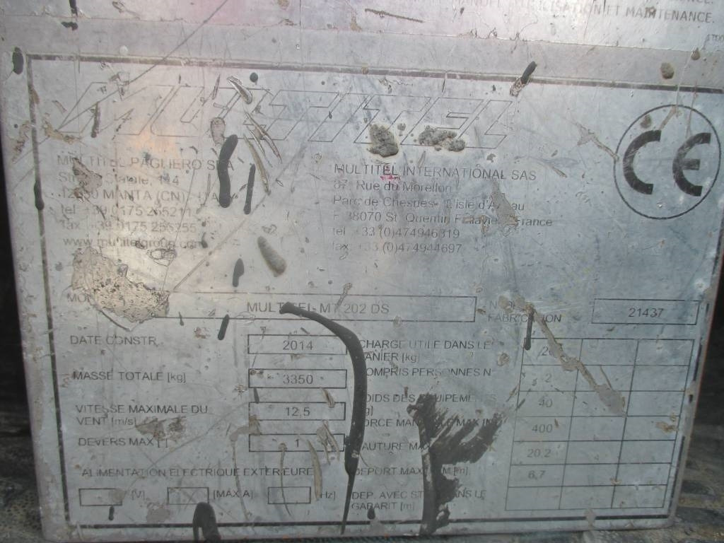 Camión con plataforma elevadora Multitel MT 202 DS: foto 17 Camión con plataforma elevadora Multitel MT 202 DS: foto 17