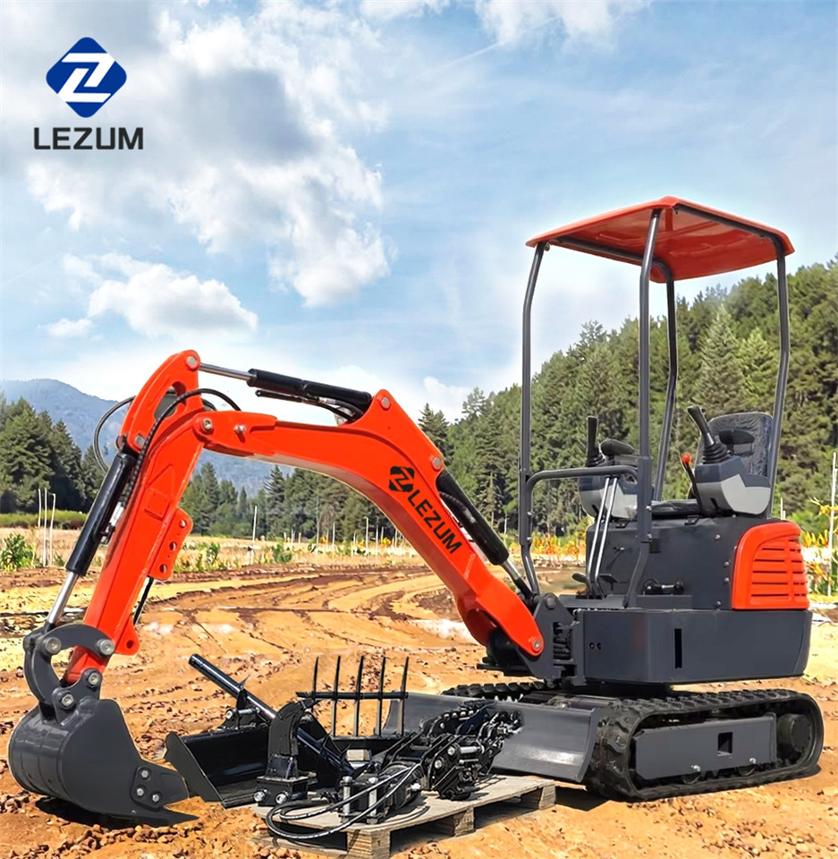 LEZUM Free Shipping Mini Excavator Bagger Pelle Miniexcavadora 1 2 3.5 Ton CE/EPA/EURO 5 Kubota Engine Diesel/Electric Mini Excavators For Sale - Excavadora de cadenas: foto 1 LEZUM Free Shipping Mini Excavator Bagger Pelle Miniexcavadora 1 2 3.5 Ton CE/EPA/EURO 5 Kubota Engine Diesel/Electric Mini Excavators For Sale - Excavadora de cadenas: foto 1
