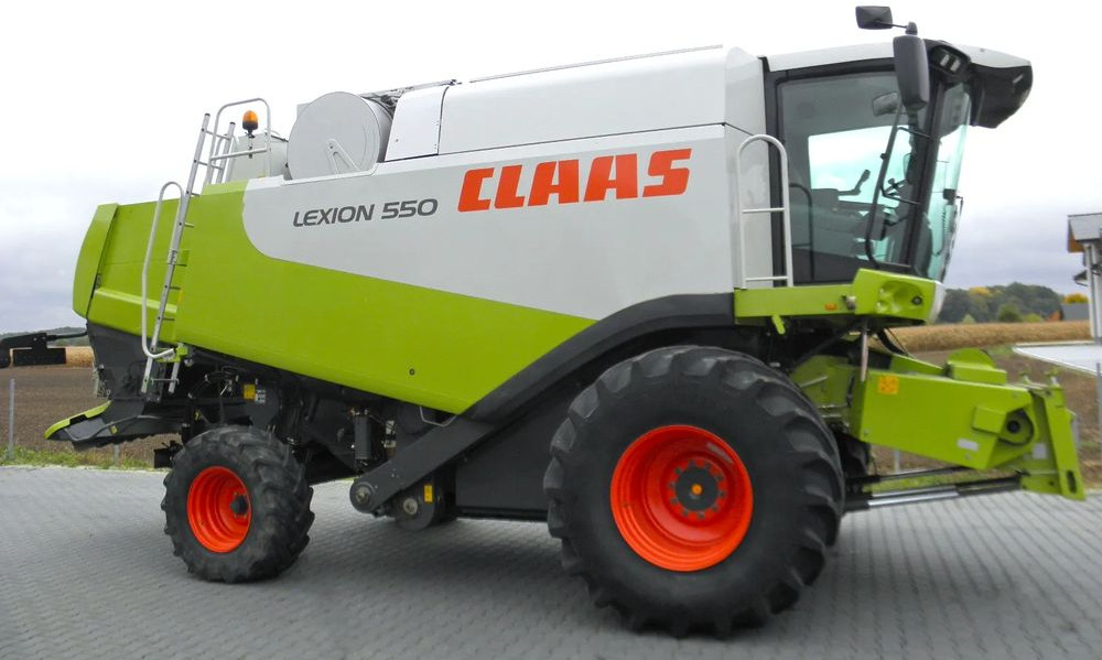 Claas Lexion 550 2005 Rok, heder V750, Najbogatsza Wersja, Nie Malowany, Stan Idealny - Cosechadora de granos: foto 3 Claas Lexion 550 2005 Rok, heder V750, Najbogatsza Wersja, Nie Malowany, Stan Idealny - Cosechadora de granos: foto 3