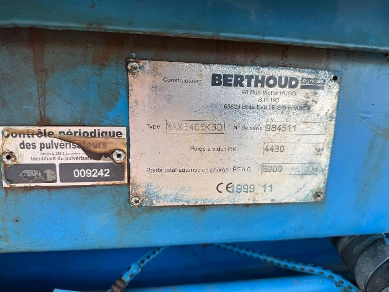 Pulverizador arrastrado BERTHOUD MAXXOR 40: foto 6