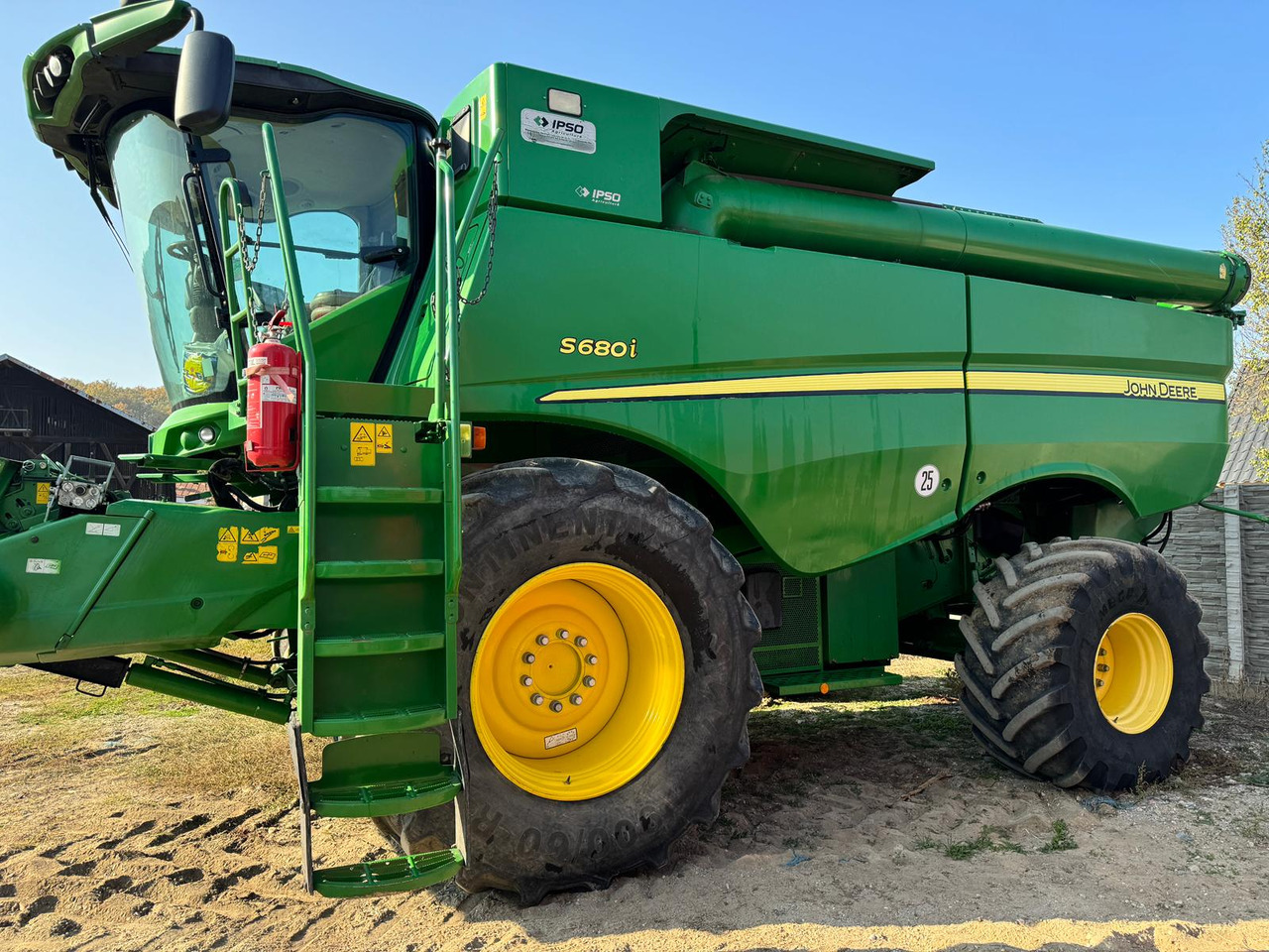 John Deere S680i combine + 635X Header + Zurn trailer - Cosechadora de granos: foto 2 John Deere S680i combine + 635X Header + Zurn trailer - Cosechadora de granos: foto 2