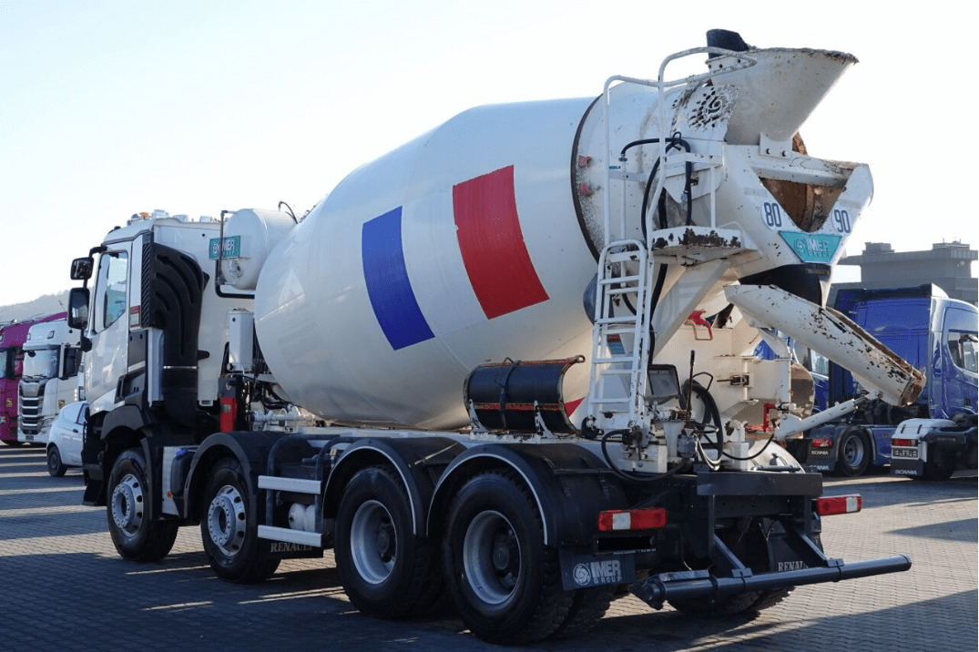 Renault C 430 8×4 Beton Mixer 9m3, TOP !!! - Camión hormigonera: foto 2 Renault C 430 8×4 Beton Mixer 9m3, TOP !!! - Camión hormigonera: foto 2