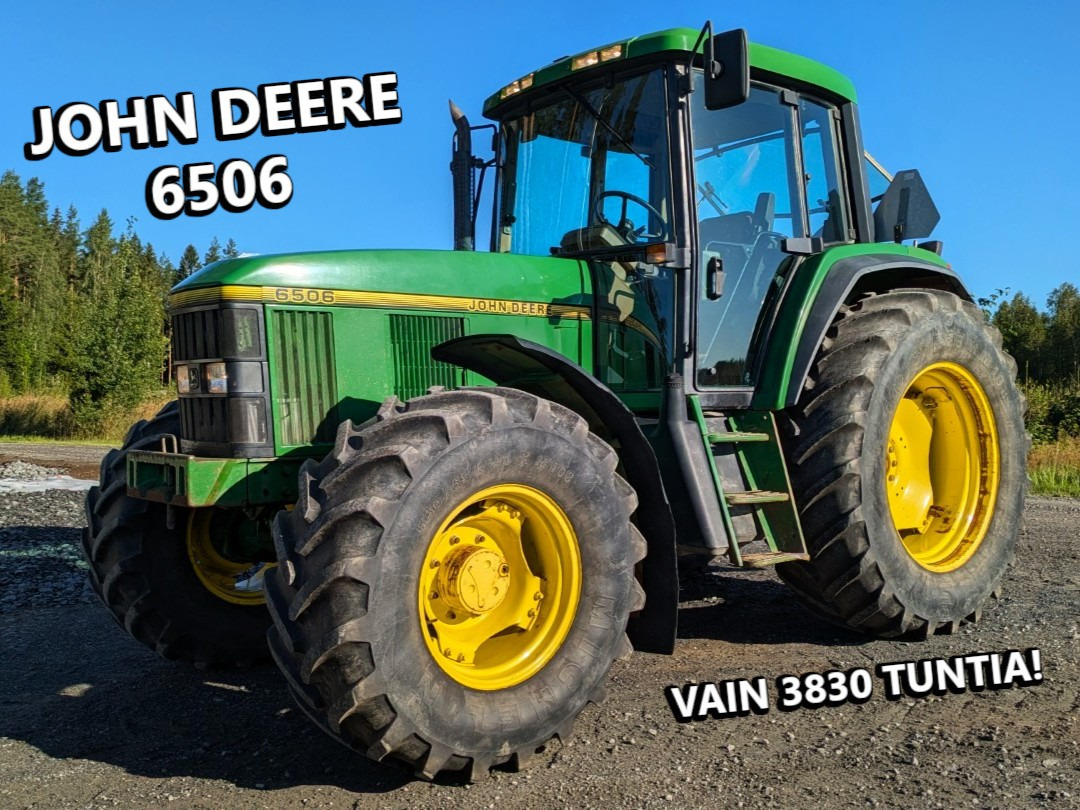 JOHN DEERE 6506, 3800h ajettu, upeakuntoinen kone, katso video! - Tractor: foto 1 JOHN DEERE 6506, 3800h ajettu, upeakuntoinen kone, katso video! - Tractor: foto 1