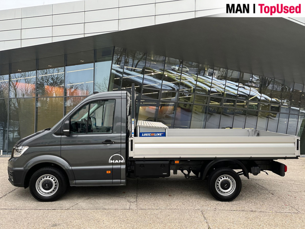 MAN TGE 3.140 4X2F SB, Automatic, Flat bed Klima ZV - Furgoneta caja abierta: foto 3 MAN TGE 3.140 4X2F SB, Automatic, Flat bed Klima ZV - Furgoneta caja abierta: foto 3