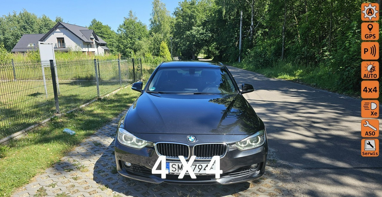 Sedan BMW SERIA 3 V (F30/F31/F34) BMW SERIA 3 BMW 330D xDrive ładny stan 4x4 sedan: foto 1