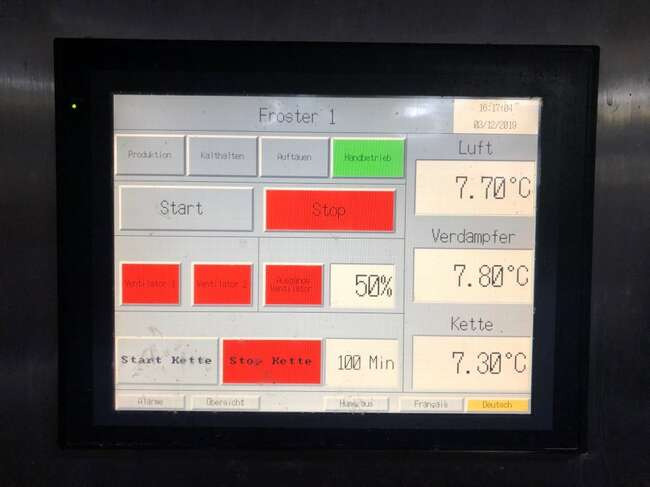 Maquinaria de alimentación Frigoscandia spiral freezer GCM92-08-28-25 NN CCR: foto 18 Maquinaria de alimentación Frigoscandia spiral freezer GCM92-08-28-25 NN CCR: foto 18