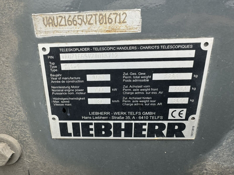Liebherr T41-7 - Manipulador telescópico: foto 3 Liebherr T41-7 - Manipulador telescópico: foto 3