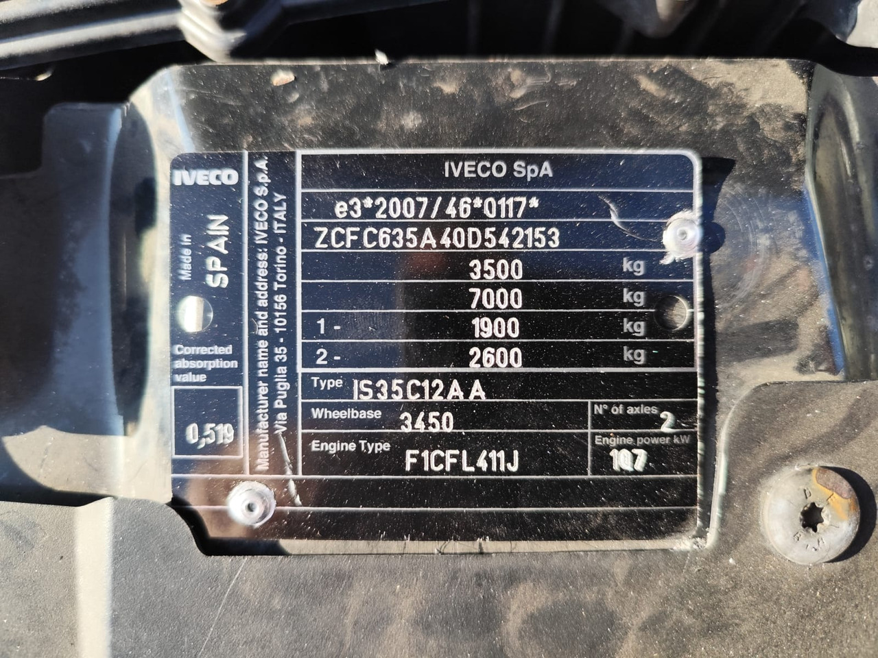 IVECO DAILY 35C15 - Camión grúa, Furgoneta basculante: foto 2 IVECO DAILY 35C15 - Camión grúa, Furgoneta basculante: foto 2