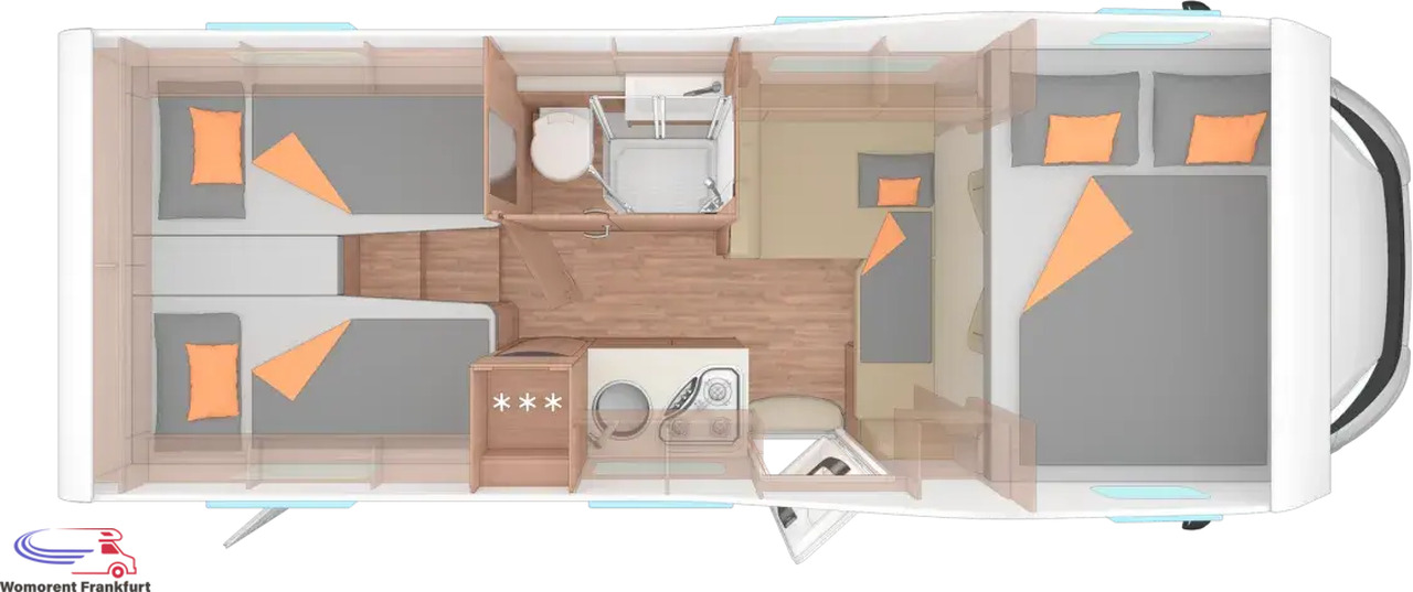 Wohnmobil Weinsberg CaraHome 650 MEG - Autocaravana capuchina: foto 4 Wohnmobil Weinsberg CaraHome 650 MEG - Autocaravana capuchina: foto 4