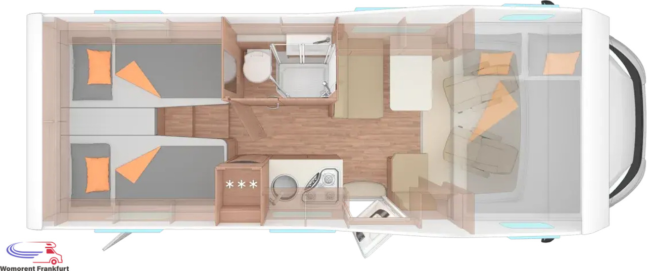 Wohnmobil Weinsberg CaraHome 650 MEG - Autocaravana capuchina: foto 2 Wohnmobil Weinsberg CaraHome 650 MEG - Autocaravana capuchina: foto 2