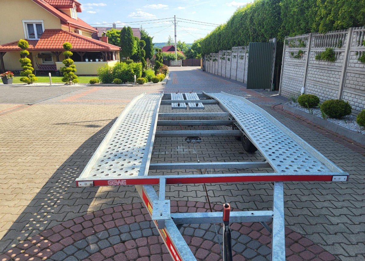 GEWE DMC 270kg długa 5m nowa nie używana Dmc Stan Idealny nowy - Remolque portavehículos: foto 5 GEWE DMC 270kg długa 5m nowa nie używana Dmc Stan Idealny nowy - Remolque portavehículos: foto 5