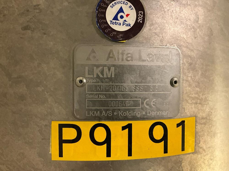 Alfa Romeo Laval LHK 20/165 - Compresor de aire: foto 4 Alfa Romeo Laval LHK 20/165 - Compresor de aire: foto 4