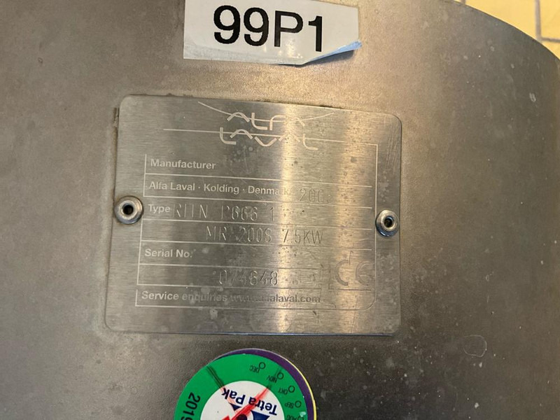 Alfa Romeo Laval MR 200S - Compresor de aire: foto 3 Alfa Romeo Laval MR 200S - Compresor de aire: foto 3