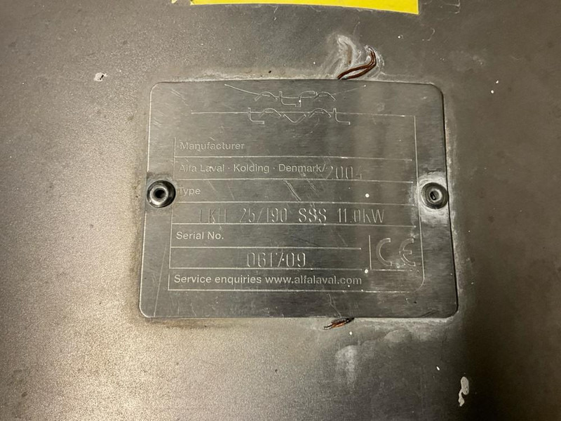 Alfa Romeo Laval - Compresor de aire: foto 2 Alfa Romeo Laval - Compresor de aire: foto 2