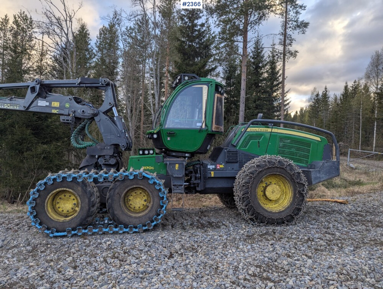 Harvester John Deere 1170G - Procesadora forestal: foto 2 Harvester John Deere 1170G - Procesadora forestal: foto 2