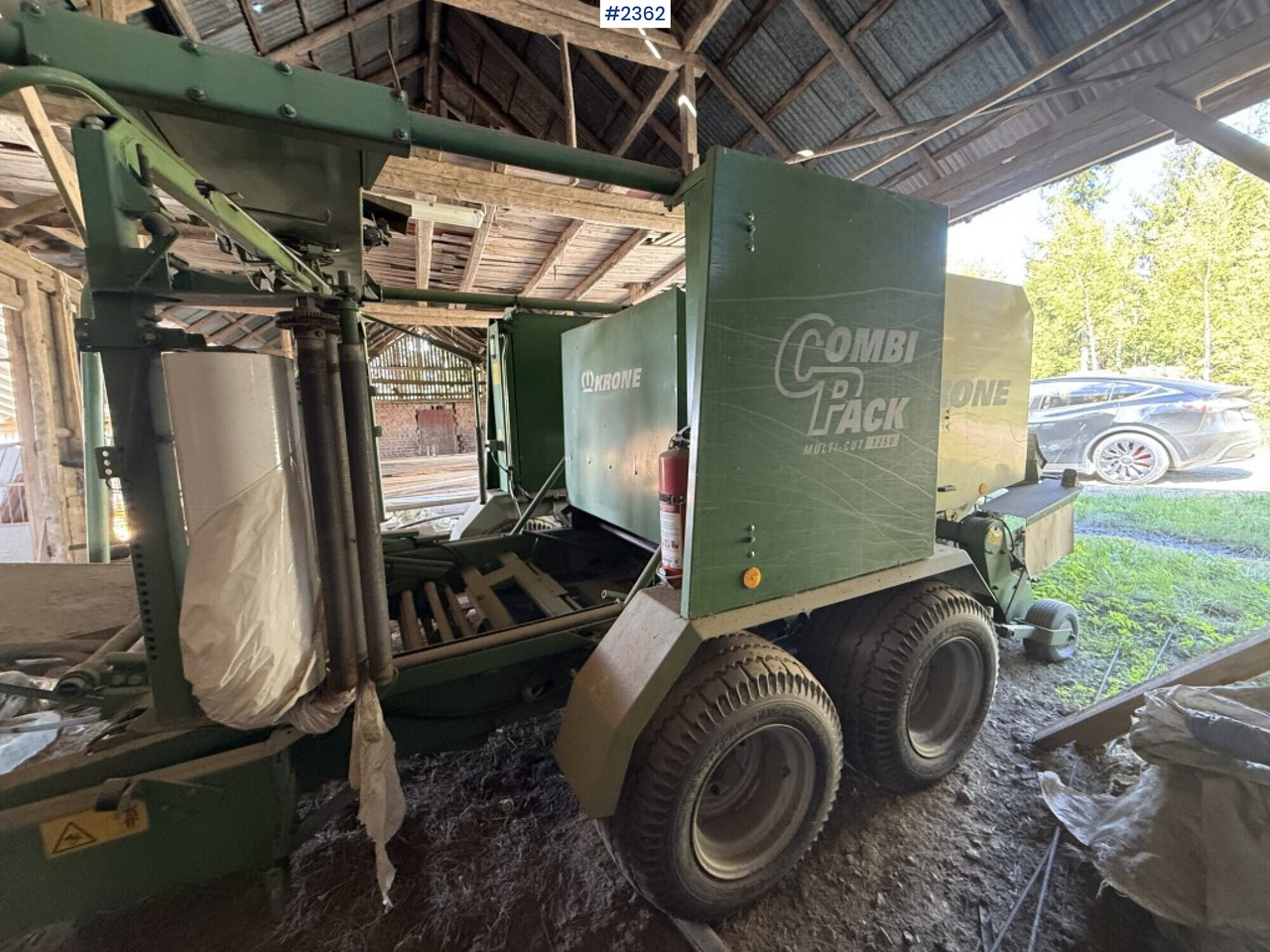 Krone Combi pack Multi-Cut 1250 round baler - Maquinaria de henificación: foto 5 Krone Combi pack Multi-Cut 1250 round baler - Maquinaria de henificación: foto 5