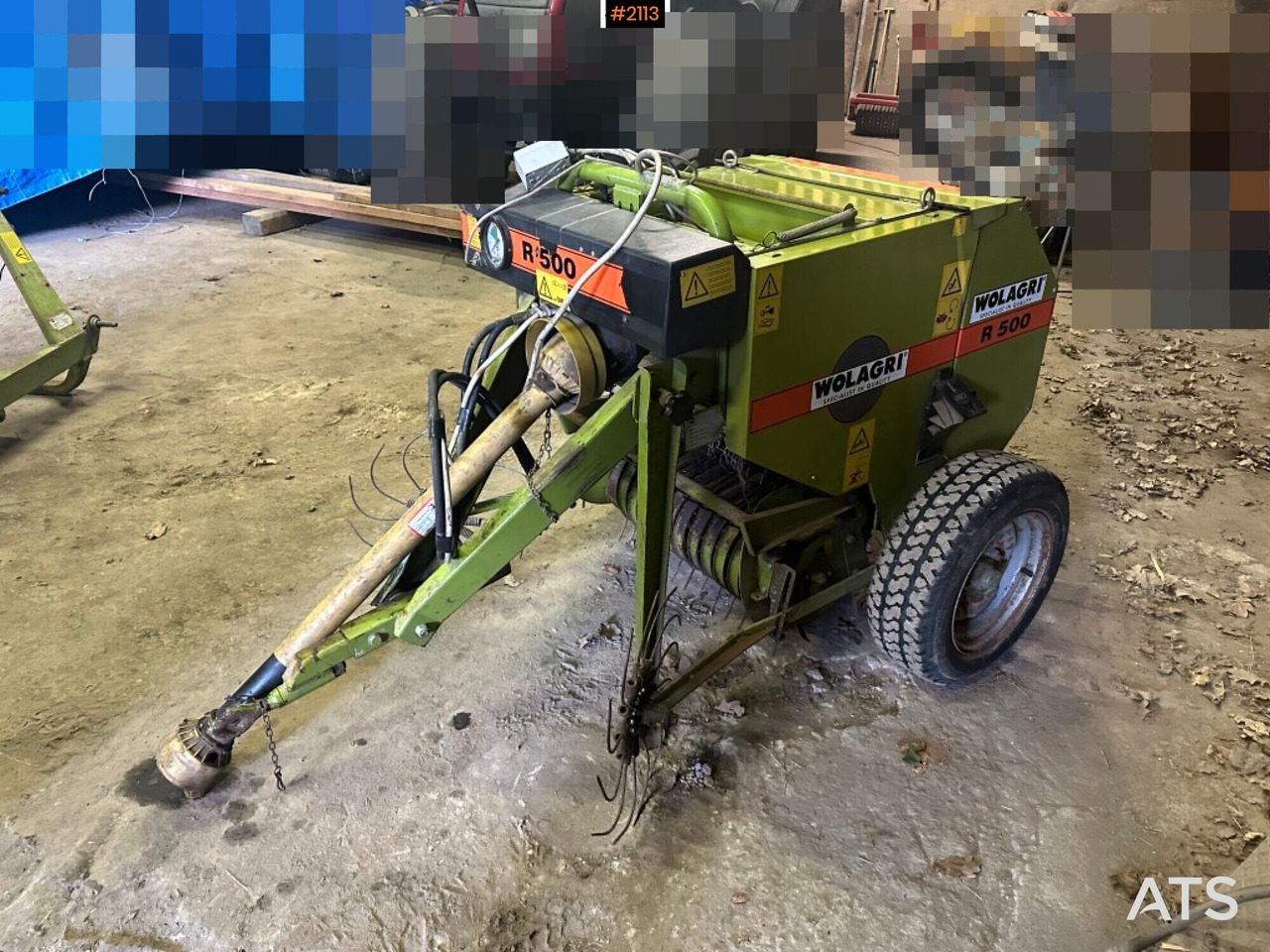 Mini baler Wolagri R500 with 2 separate wrappers - Maquinaria de henificación: foto 5 Mini baler Wolagri R500 with 2 separate wrappers - Maquinaria de henificación: foto 5