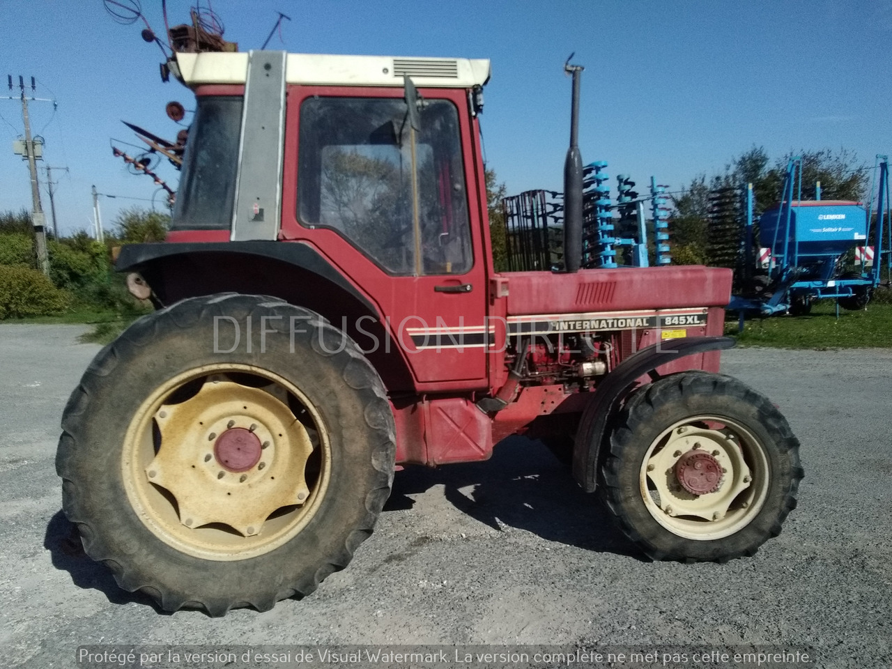 CASE IH TRACTEUR AGRICOLE 845 XL - Tractor: foto 2 CASE IH TRACTEUR AGRICOLE 845 XL - Tractor: foto 2