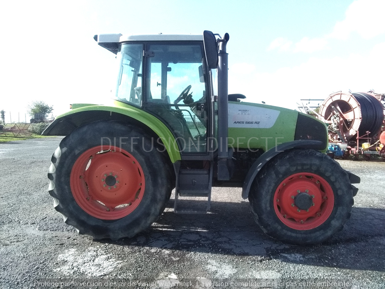 CLAAS TRACTEUR AGRICOLE ARES 566 RZ - Tractor: foto 2 CLAAS TRACTEUR AGRICOLE ARES 566 RZ - Tractor: foto 2